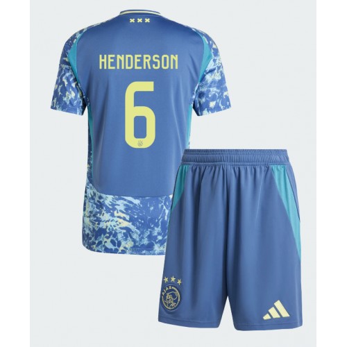 Dres Ajax Jordan Henderson #6 Gostujuci za djecu 2024-25 Kratak Rukav (+ kratke hlače)